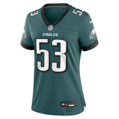 Zack Baun Philadelphia Eagles Women's Game Jersey Midnight Green - Nike