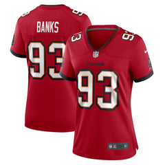 Eric Banks Tampa Bay Buccaneers Women's Game Jersey Red - Nike