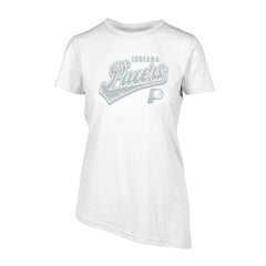 NBA - Indiana Pacers Levelwear Women's Birch Sweep T-Shirt - White