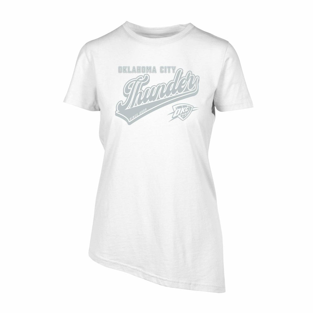 NBA - Oklahoma City Thunder Levelwear Women's Birch Sweep T-Shirt - White
