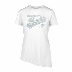 NBA - Oklahoma City Thunder Levelwear Women's Birch Sweep T-Shirt - White