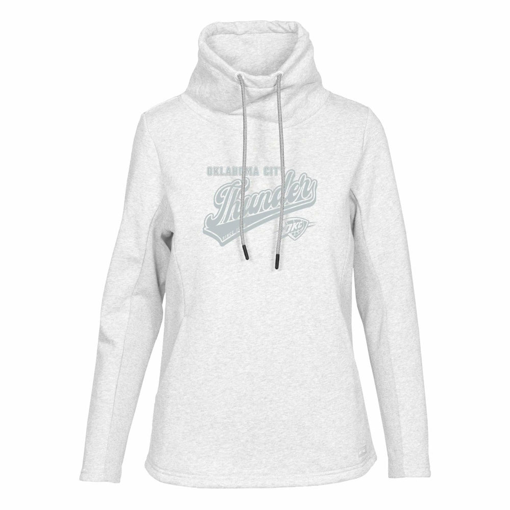 NBA - Oklahoma City Thunder Levelwear Women's Loop Sweep Pullover Sweatshirt - Cream