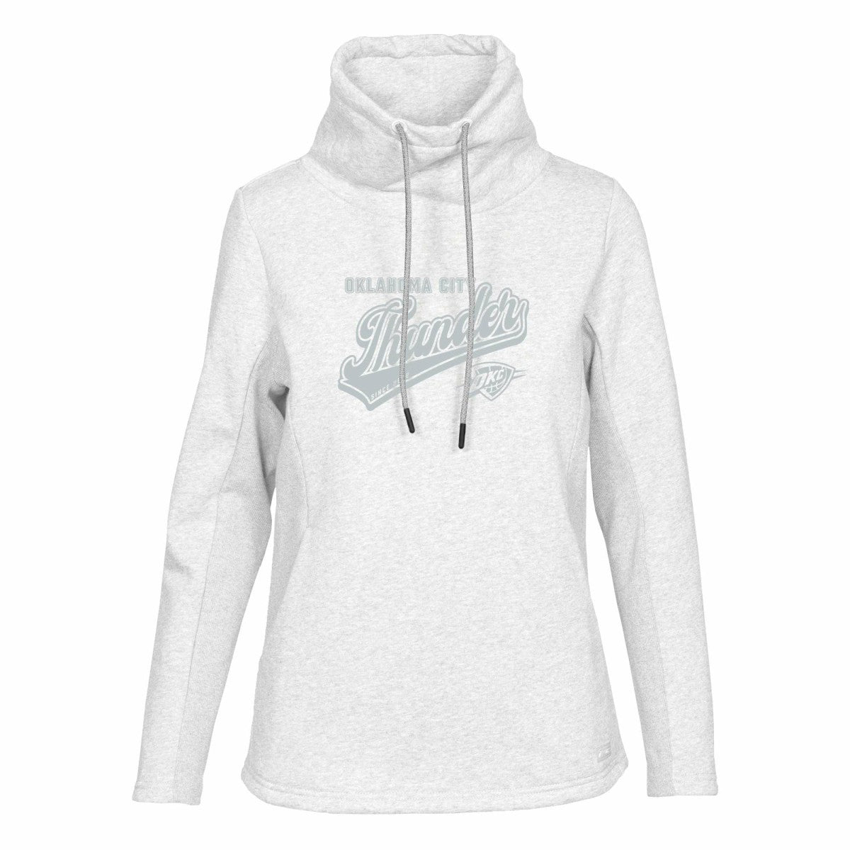 NBA - Oklahoma City Thunder Levelwear Women's Loop Sweep Pullover Sweatshirt - Cream