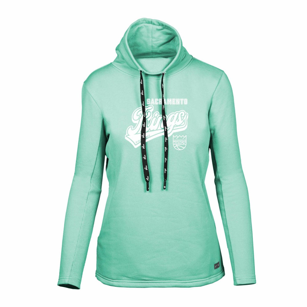 NBA - Sacramento Kings Levelwear Women's Loop Sweep Pullover Sweatshirt - Mint
