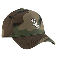 Chicago White Sox New Era Woodland Team Pop 9FORTY A-Frame Adjustable Hat discount