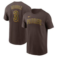 Jackson Merrill San Diego Padres Nike Fuse Name & Number T-Shirt for sale