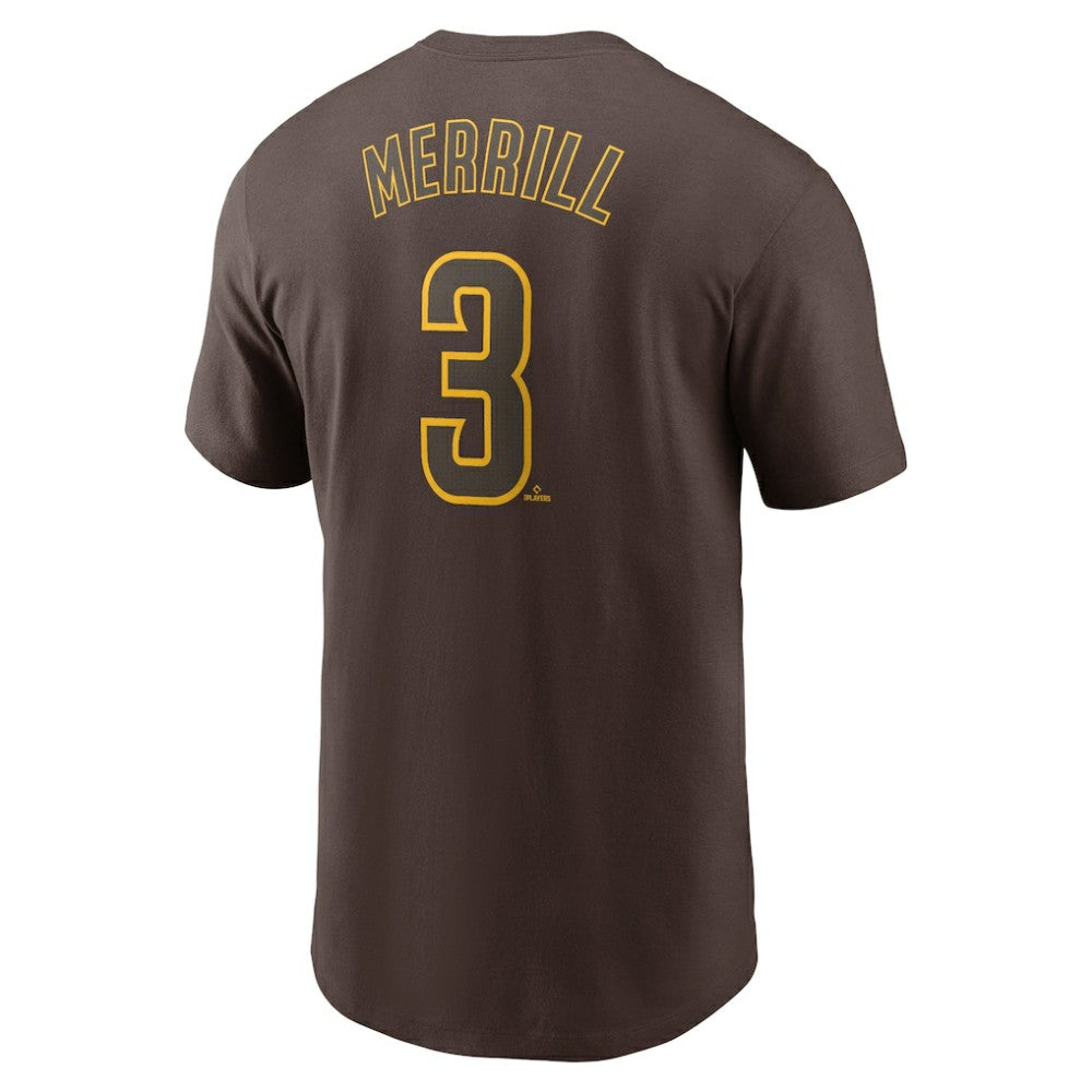 Jackson Merrill San Diego Padres Nike Fuse Name & Number T-Shirt for sale