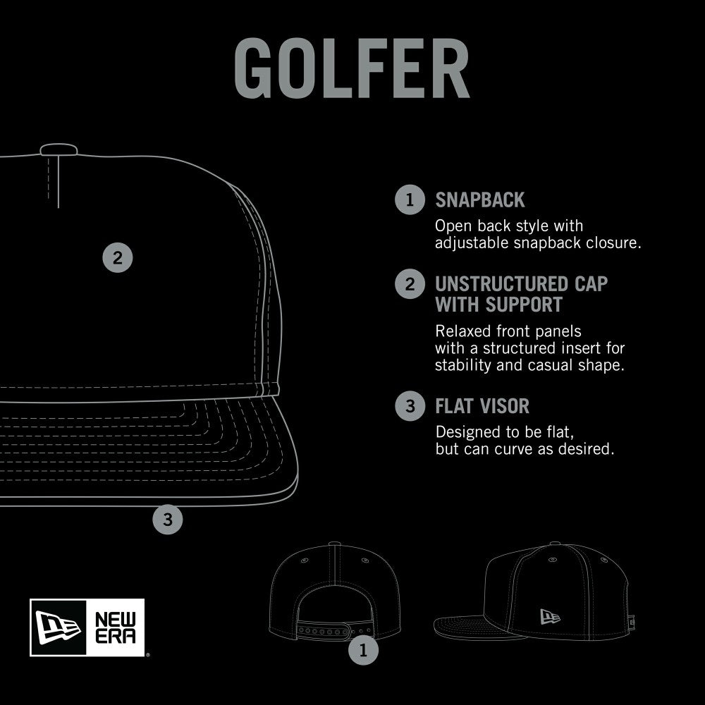 Pittsburgh Pirates New Era Golfer Snapback Hat Lifestyle