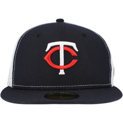Minnesota Twins New Era Team Color 59FIFTY Trucker Fitted Hat discount