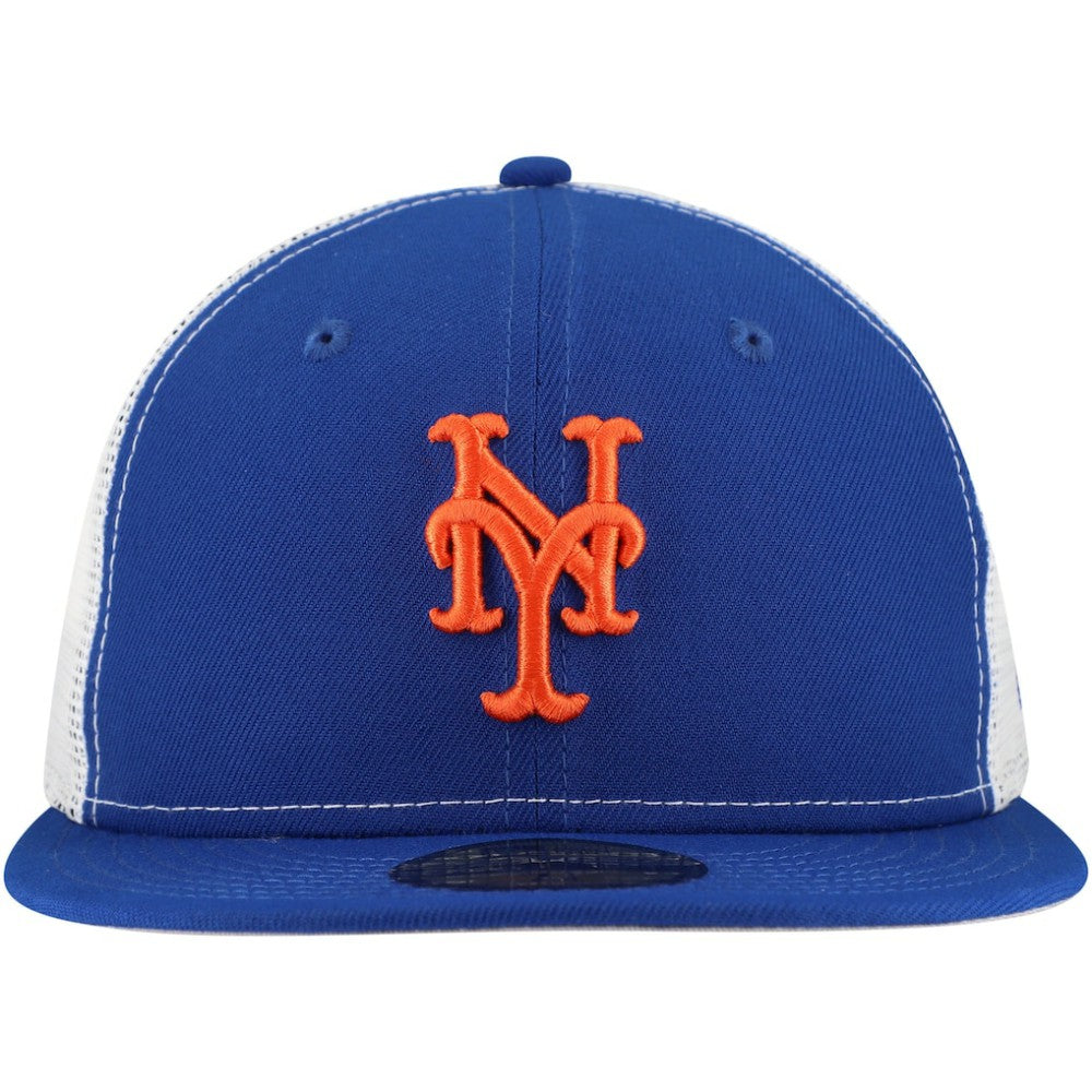 New York Mets New Era Team Color 59FIFTY Trucker Fitted Hat Clearance
