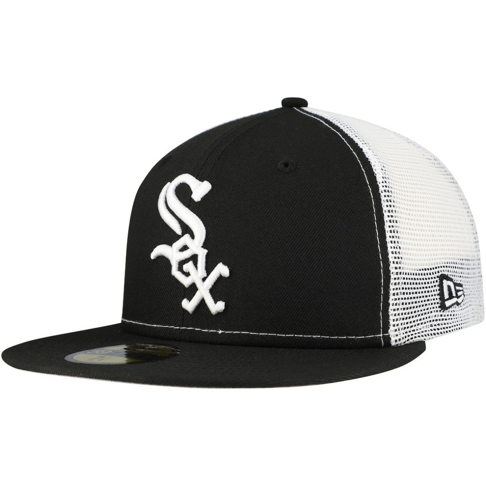 Chicago White Sox New Era Team Color 59FIFTY Trucker Fitted Hat Clearance