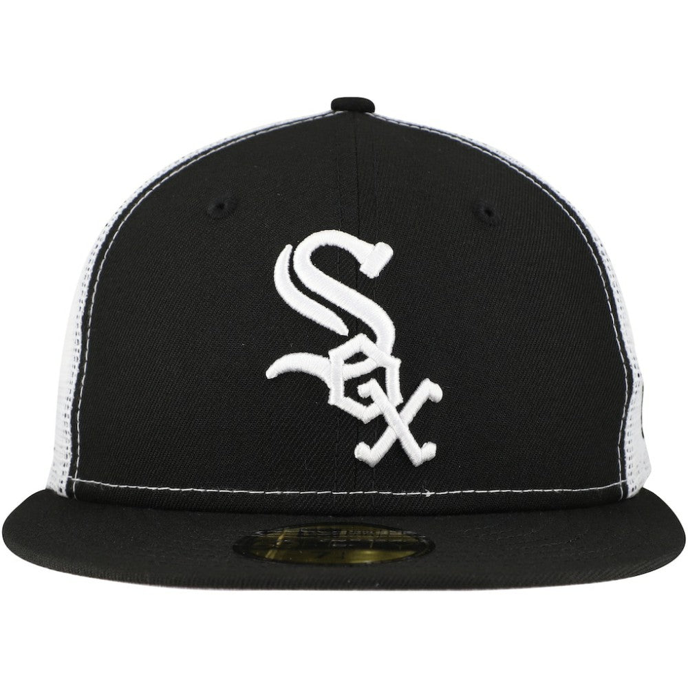 Chicago White Sox New Era Team Color 59FIFTY Trucker Fitted Hat Clearance