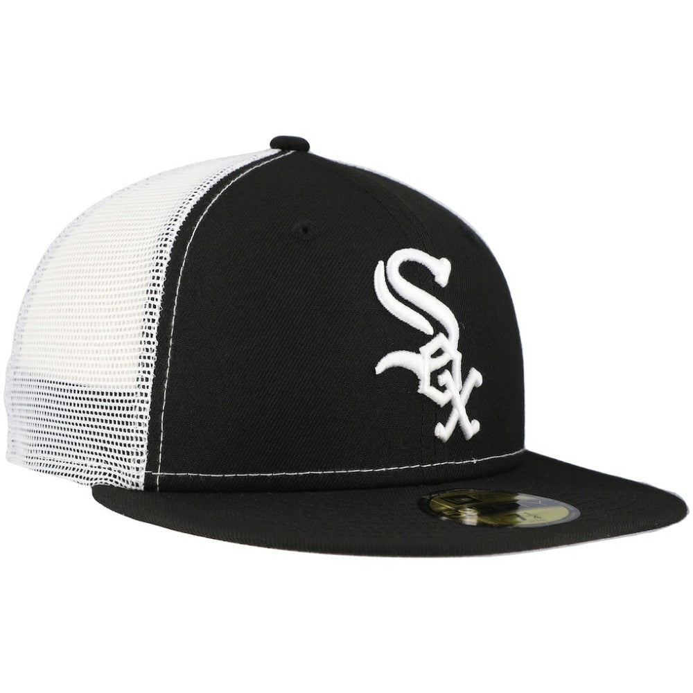 Chicago White Sox New Era Team Color 59FIFTY Trucker Fitted Hat Clearance