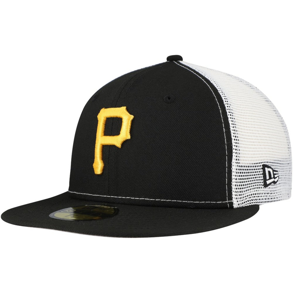 Pittsburgh Pirates New Era Team Color 59FIFTY Trucker Fitted Hat Clearance
