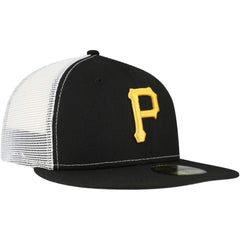 Pittsburgh Pirates New Era Team Color 59FIFTY Trucker Fitted Hat Clearance