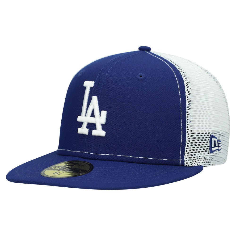 Los Angeles Dodgers New Era Team Color 59FIFTY Trucker Fitted Hat Sale