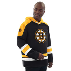 Boston Bruins Starter Hockey Pullover Hoodie Black/Gold