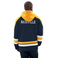 Nashville Predators - Starter Hockey Pullover Hoodie Navy/Gold