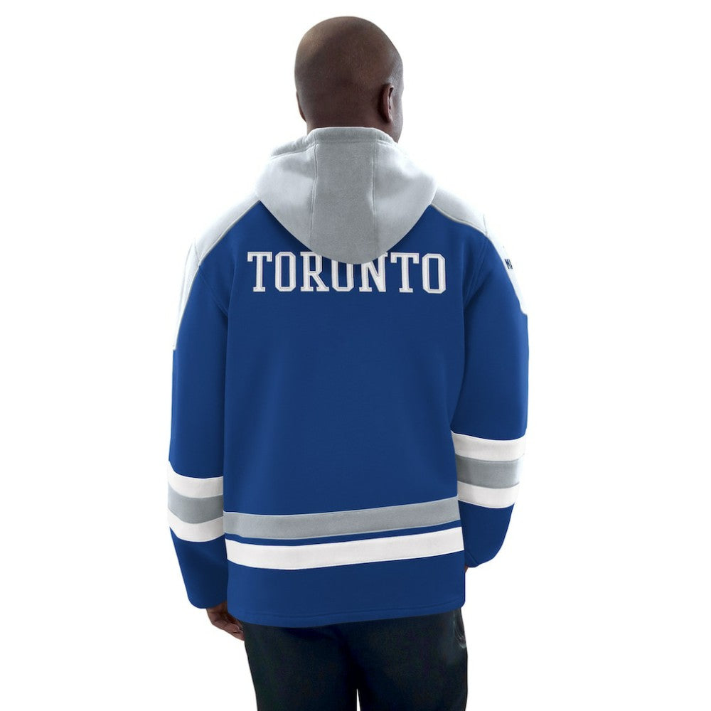 Toronto Maple Leafs - Starter Hockey Pullover Hoodie Blue/Gray