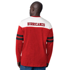 Carolina Hurricanes - Starter Blitz Durene Long Sleeve T-Shirt Red