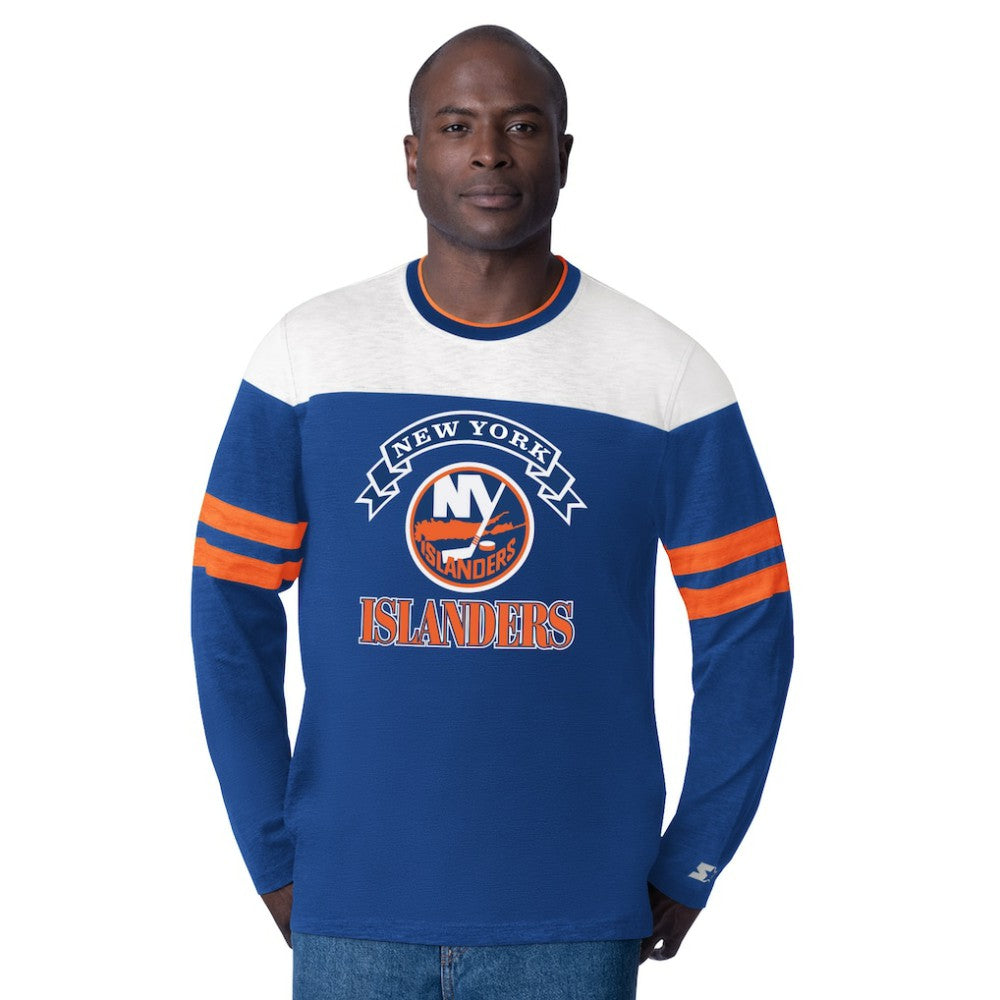 New York Islanders - Starter Blitz Durene Long Sleeve T-Shirt Royal