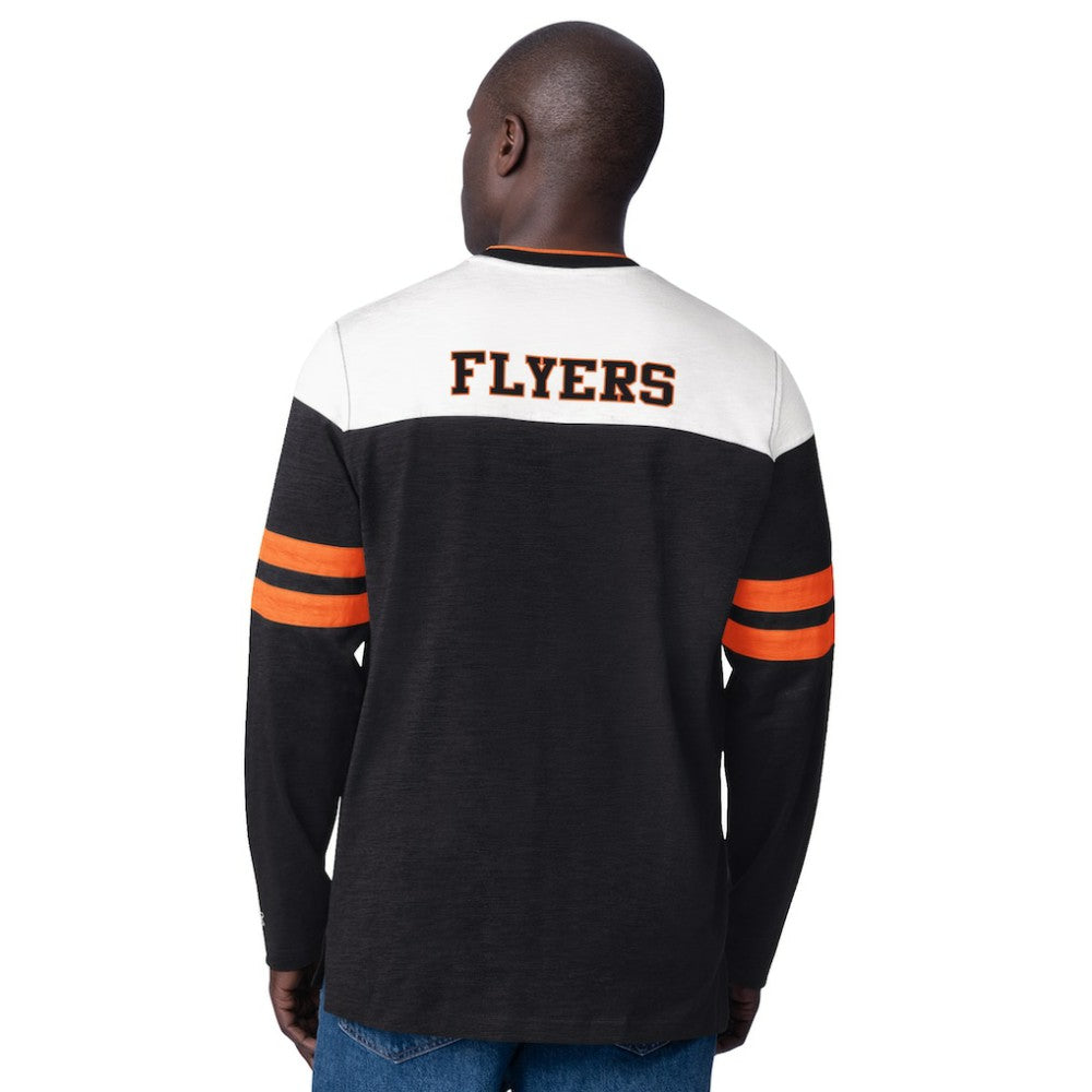 Philadelphia Flyers - Starter Blitz Durene Long Sleeve T-Shirt Black
