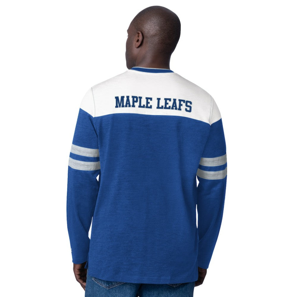 Toronto Maple Leafs - Starter Blitz Durene Long Sleeve T-Shirt Blue