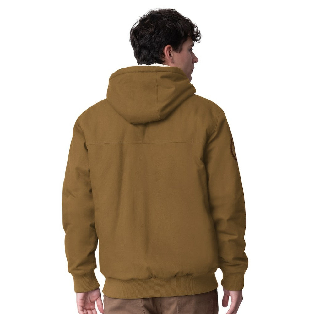 Boston Bruins G-III Sports by Carl Banks Build Up Full-Zip Hoodie Jacket Tan