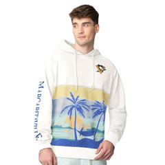 Pittsburgh Penguins Margaritaville Island Dream Peached Pullover Hoodie Cream