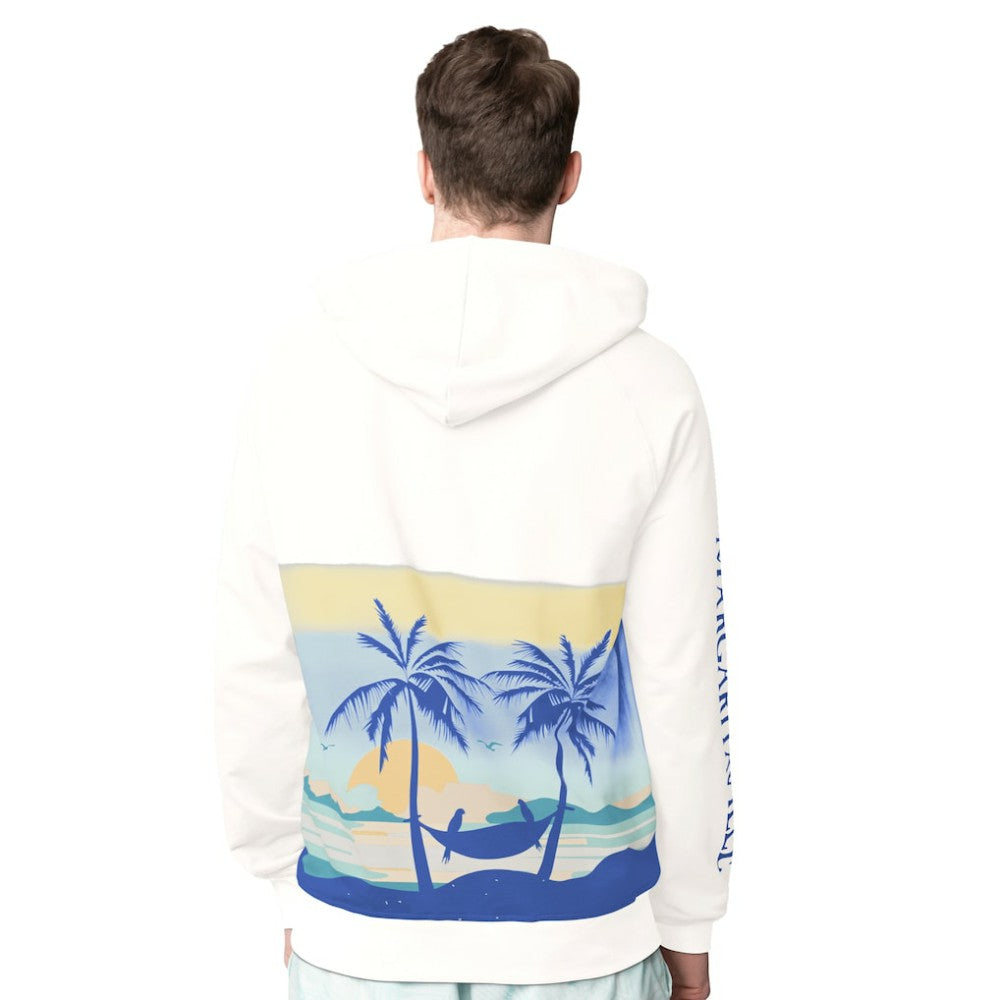 Chicago Blackhawks Margaritaville Island Dream Peached Pullover Hoodie Cream