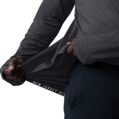 New Jersey Devils - MSX by Michael Strahan Fast Track Raglan Long Sleeve Hoodie T-Shirt Black