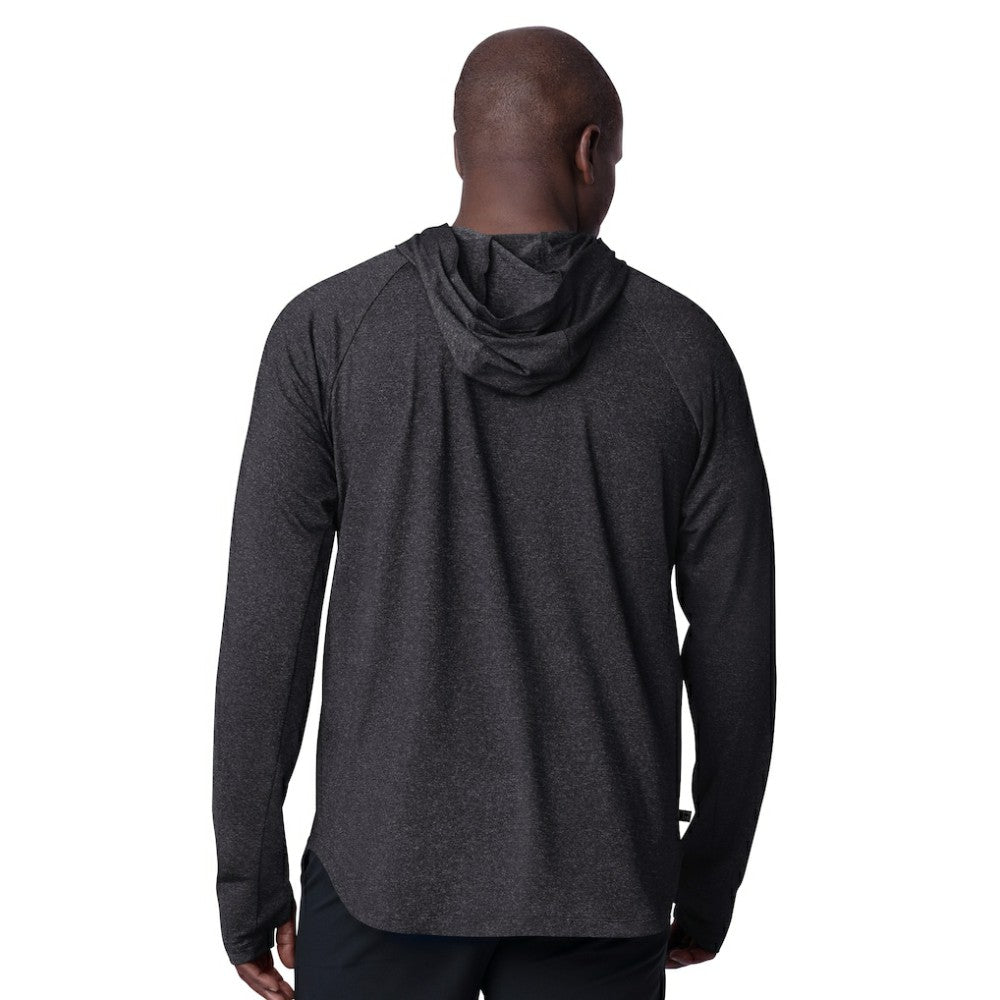 Boston Bruins MSX by Michael Strahan Fast Track Raglan Long Sleeve Hoodie T-Shirt Black