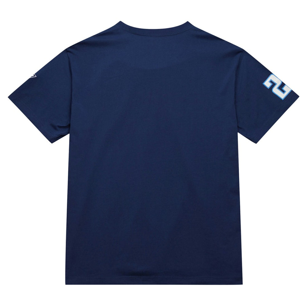 Chris Johnson Tennessee Titans Retired Player Nickname T-Shirt Navy - Mitchell & Ness