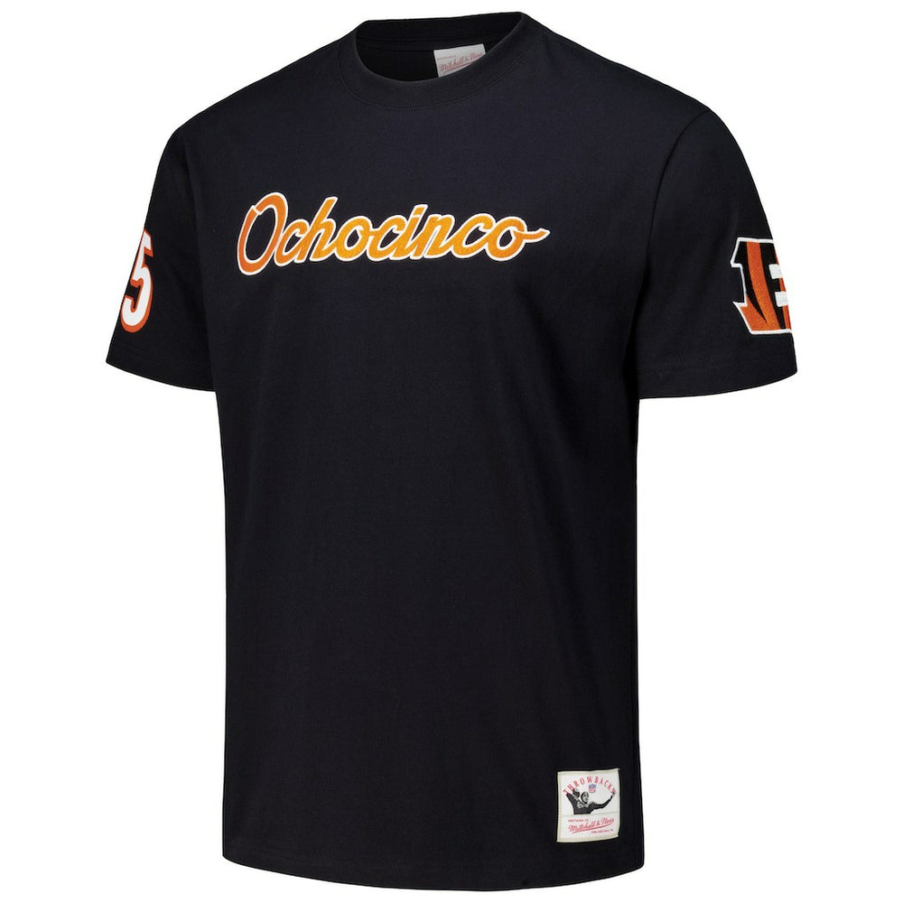 Chad Johnson Cincinnati Bengals Retired Player Nickname T-Shirt Black - Mitchell & Ness