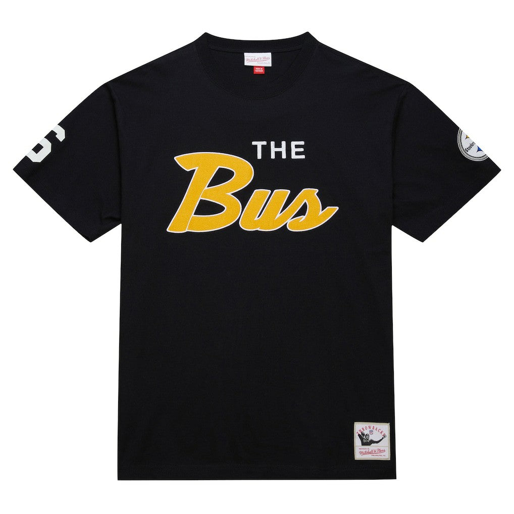 Jerome Bettis Pittsburgh Steelers Retired Player Nickname T-Shirt Black - Mitchell & Ness