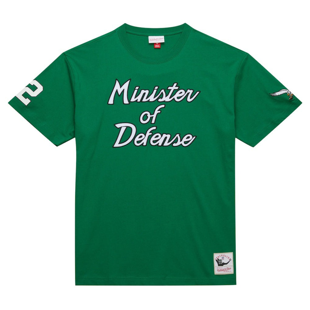 Reggie White Philadelphia Eagles Retired Player Nickname T-Shirt Kelly Green - Mitchell & Ness