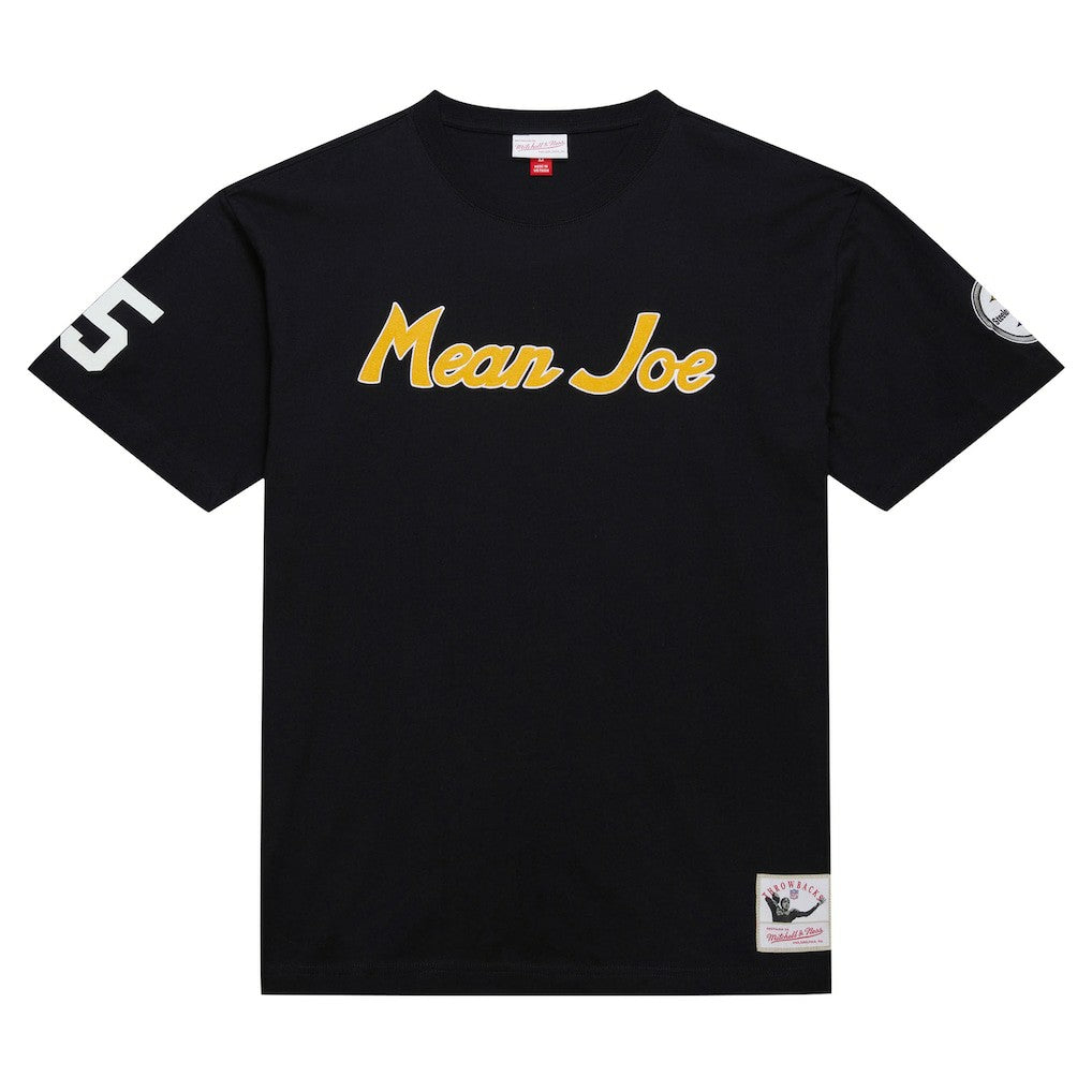 Joe Greene Pittsburgh Steelers Retired Player Nickname T-Shirt Black - Mitchell & Ness