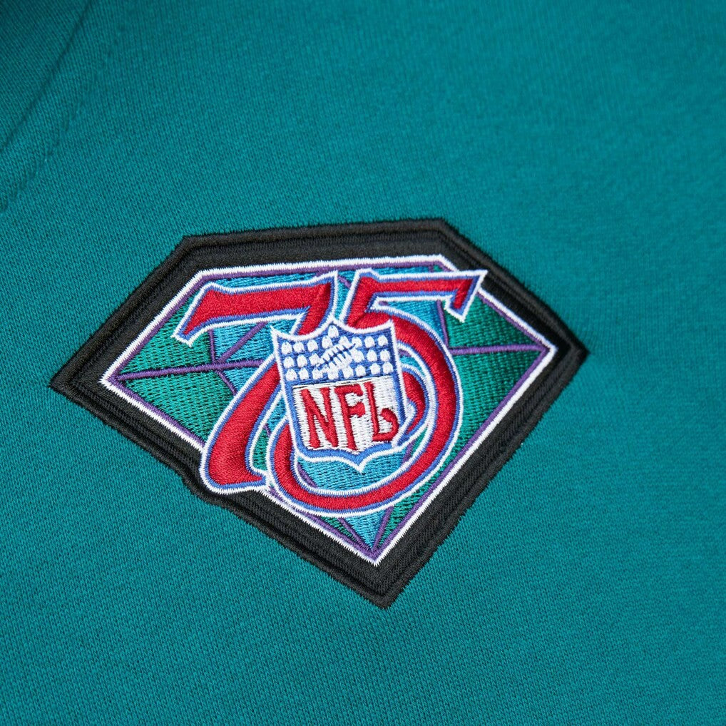 Dan Marino Miami Dolphins Retired Player Name & Number Pullover Hoodie Aqua - Mitchell & Ness