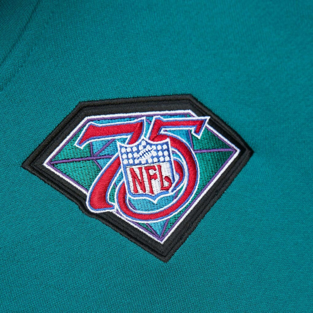 Dan Marino Miami Dolphins Retired Player Name & Number Pullover Hoodie Aqua - Mitchell & Ness