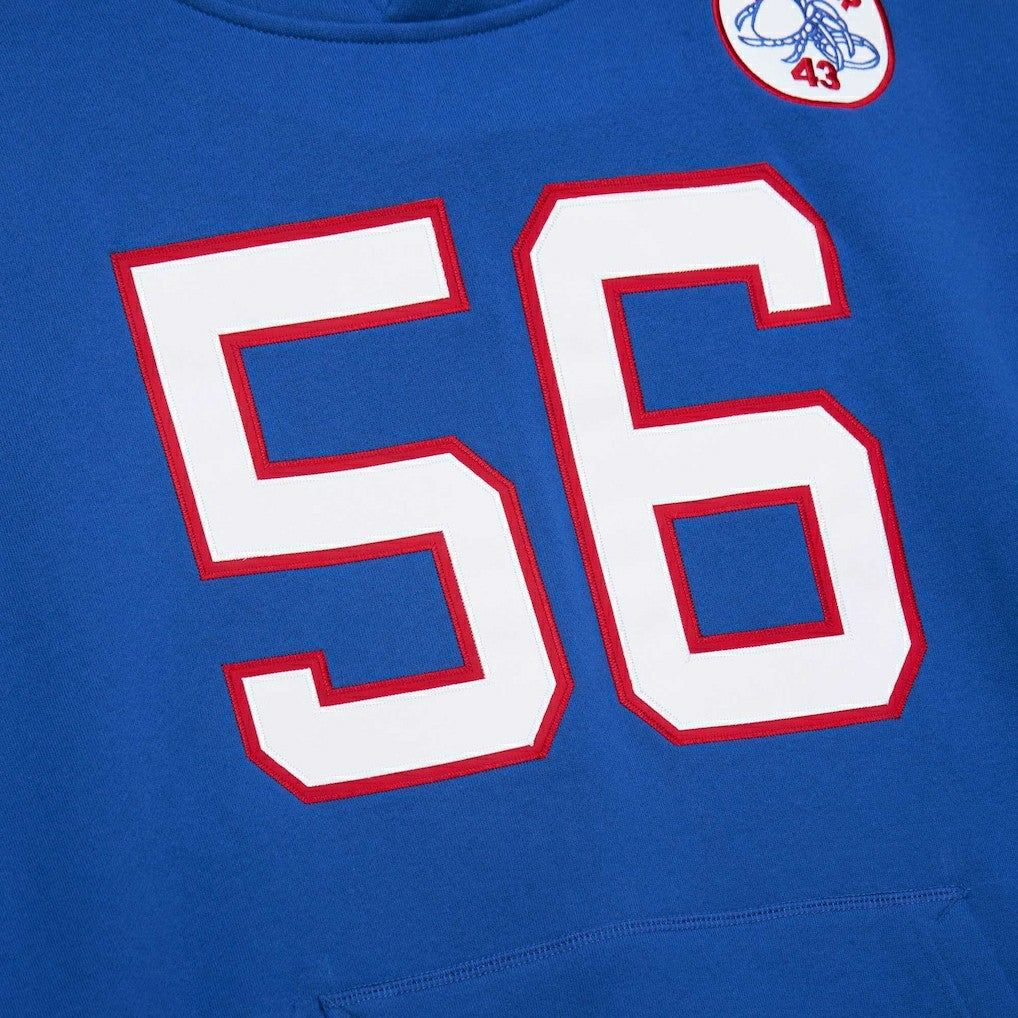Lawrence Taylor New York Giants Retired Player Name & Number Pullover Hoodie Royal - Mitchell & Ness