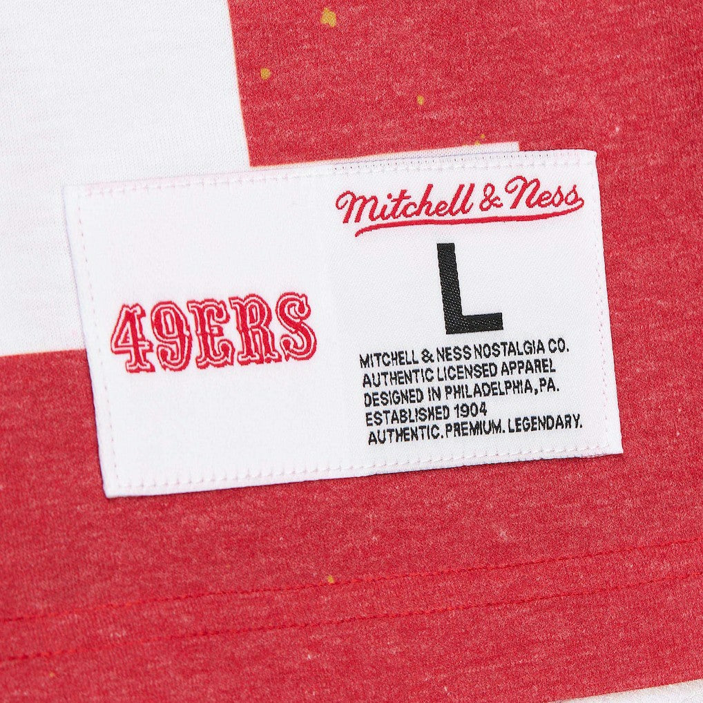 Jerry Rice San Francisco 49ers Burst Retired Player T-Shirt Gray - Mitchell & Ness