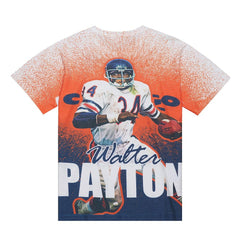 Walter Payton Chicago Bears Burst Retired Player T-Shirt Gray - Mitchell & Ness