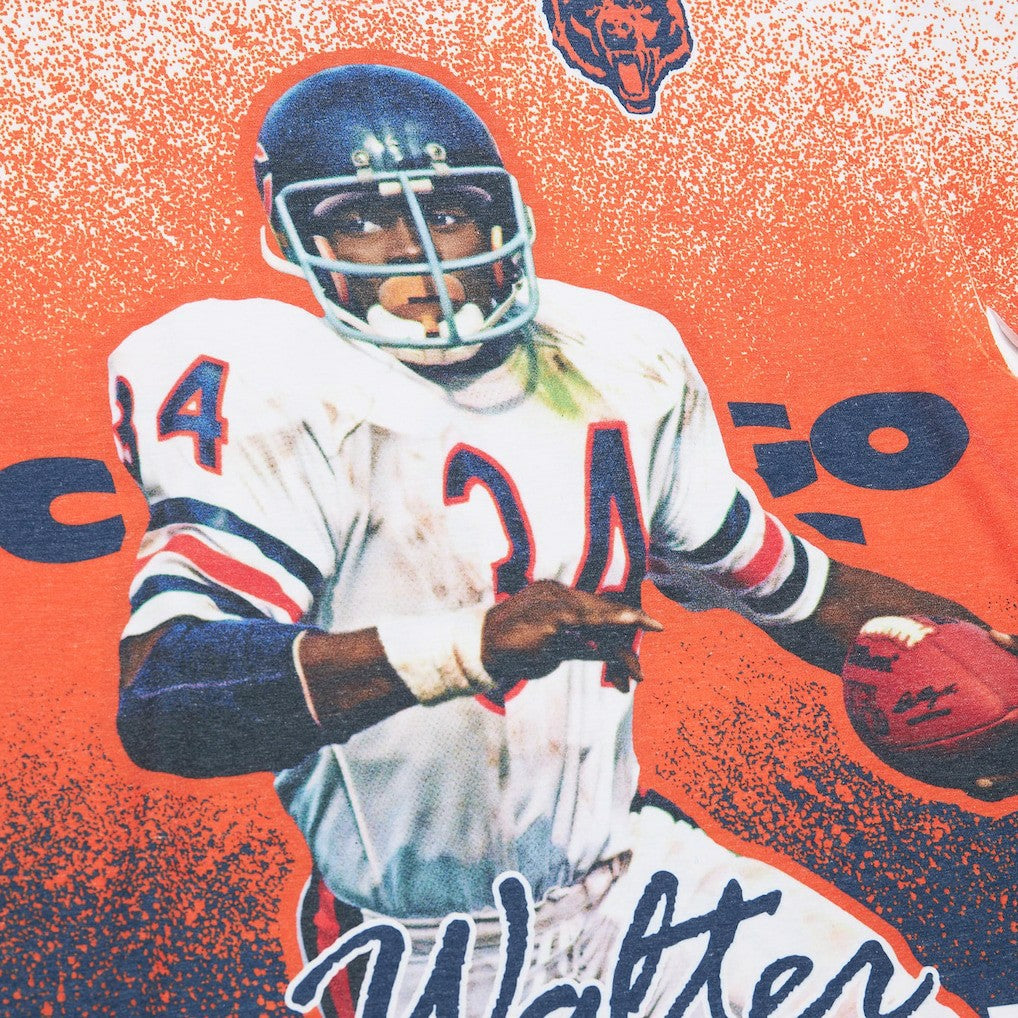 Walter Payton Chicago Bears Burst Retired Player T-Shirt Gray - Mitchell & Ness