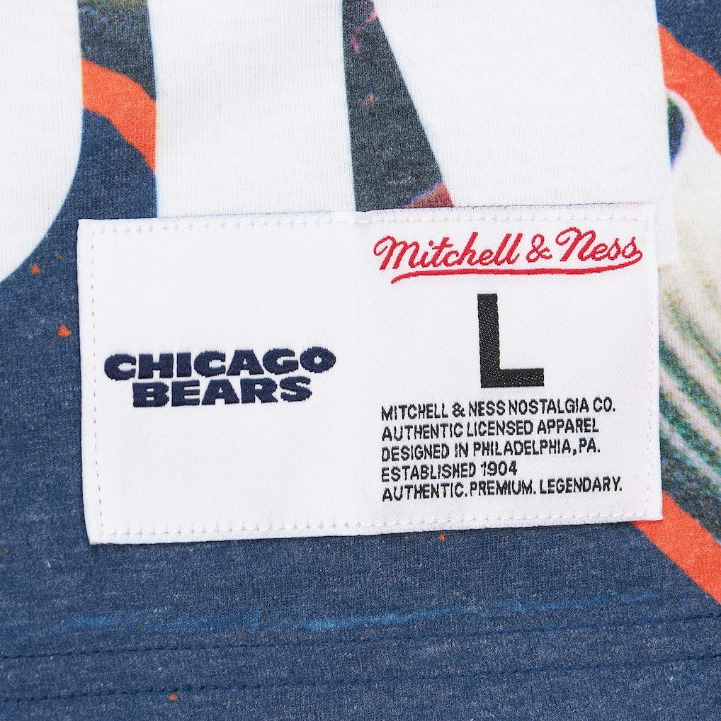 Walter Payton Chicago Bears Burst Retired Player T-Shirt Gray - Mitchell & Ness