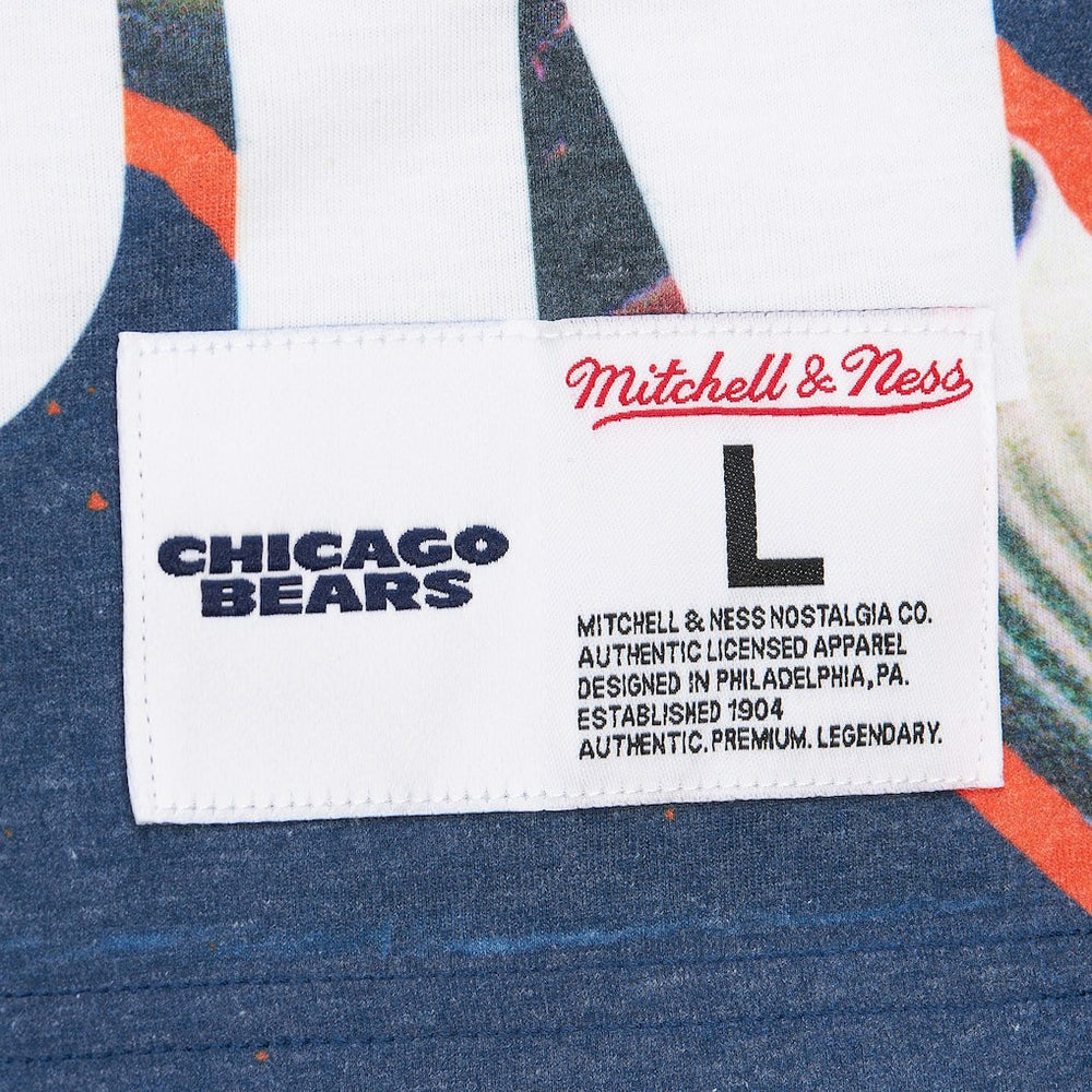 Walter Payton Chicago Bears Burst Retired Player T-Shirt Gray - Mitchell & Ness