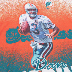Dan Marino Miami Dolphins Burst Retired Player T-Shirt White - Mitchell & Ness