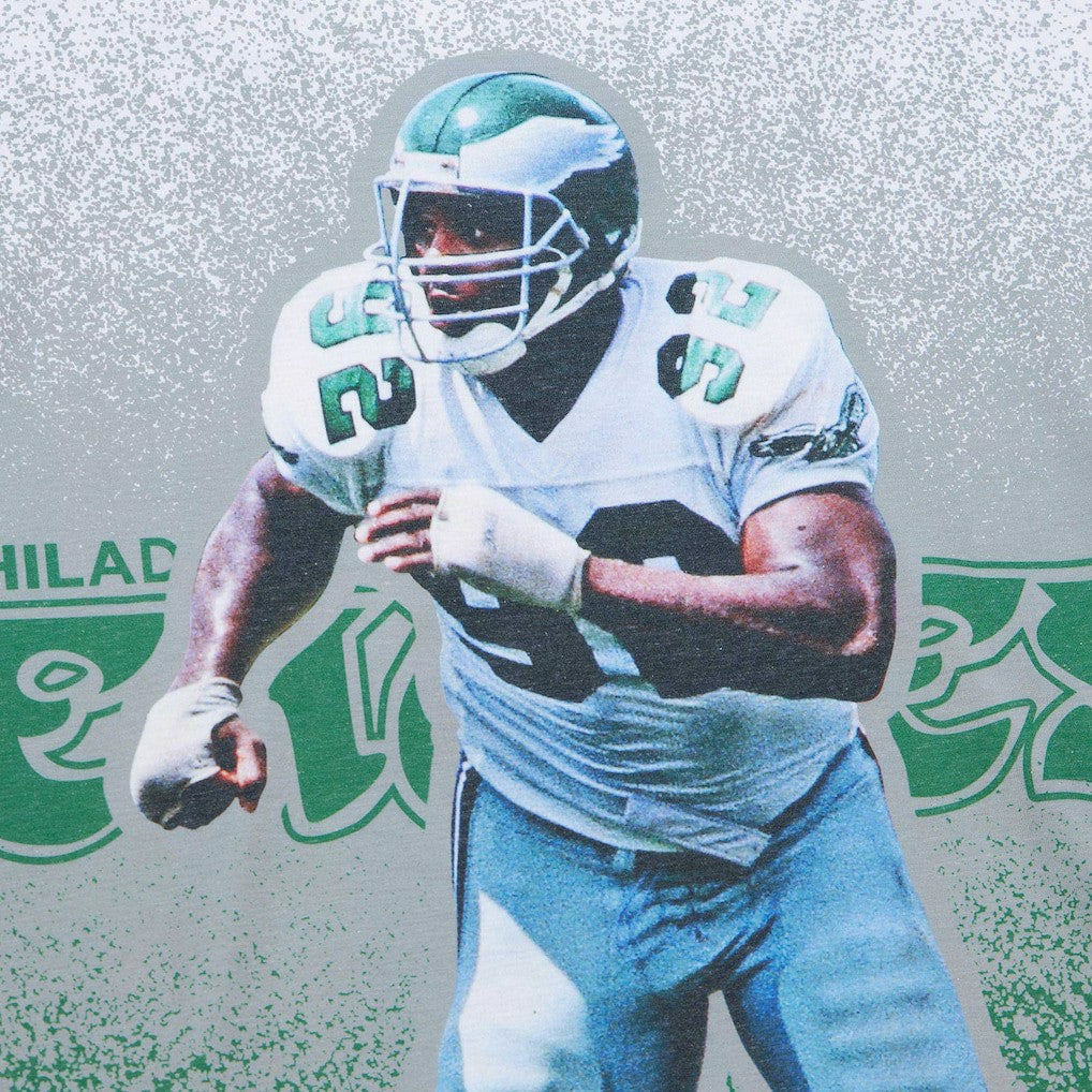 Reggie White Philadelphia Eagles Burst Retired Player T-Shirt Gray - Mitchell & Ness