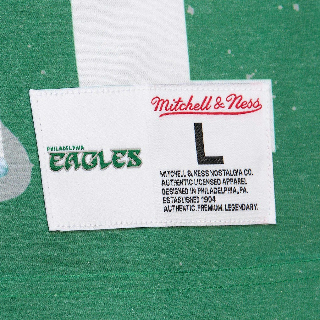 Reggie White Philadelphia Eagles Burst Retired Player T-Shirt Gray - Mitchell & Ness