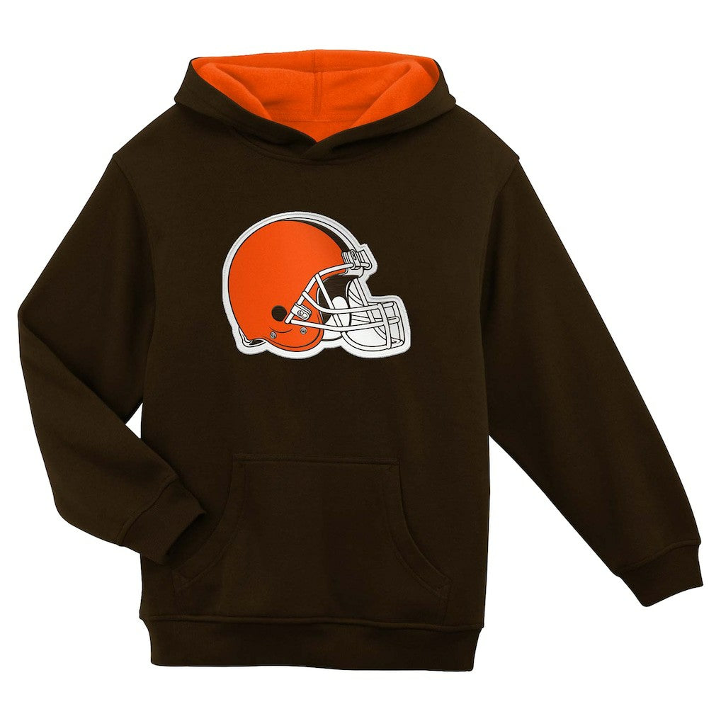 Cleveland Browns Outerstuff Preschool Prime Pullover Hoodie Brown - NFL