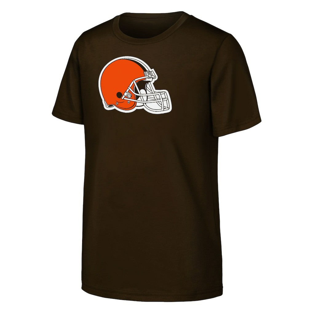 Cleveland Browns Outerstuff Youth Primary Logo T-Shirt Brown - NFL